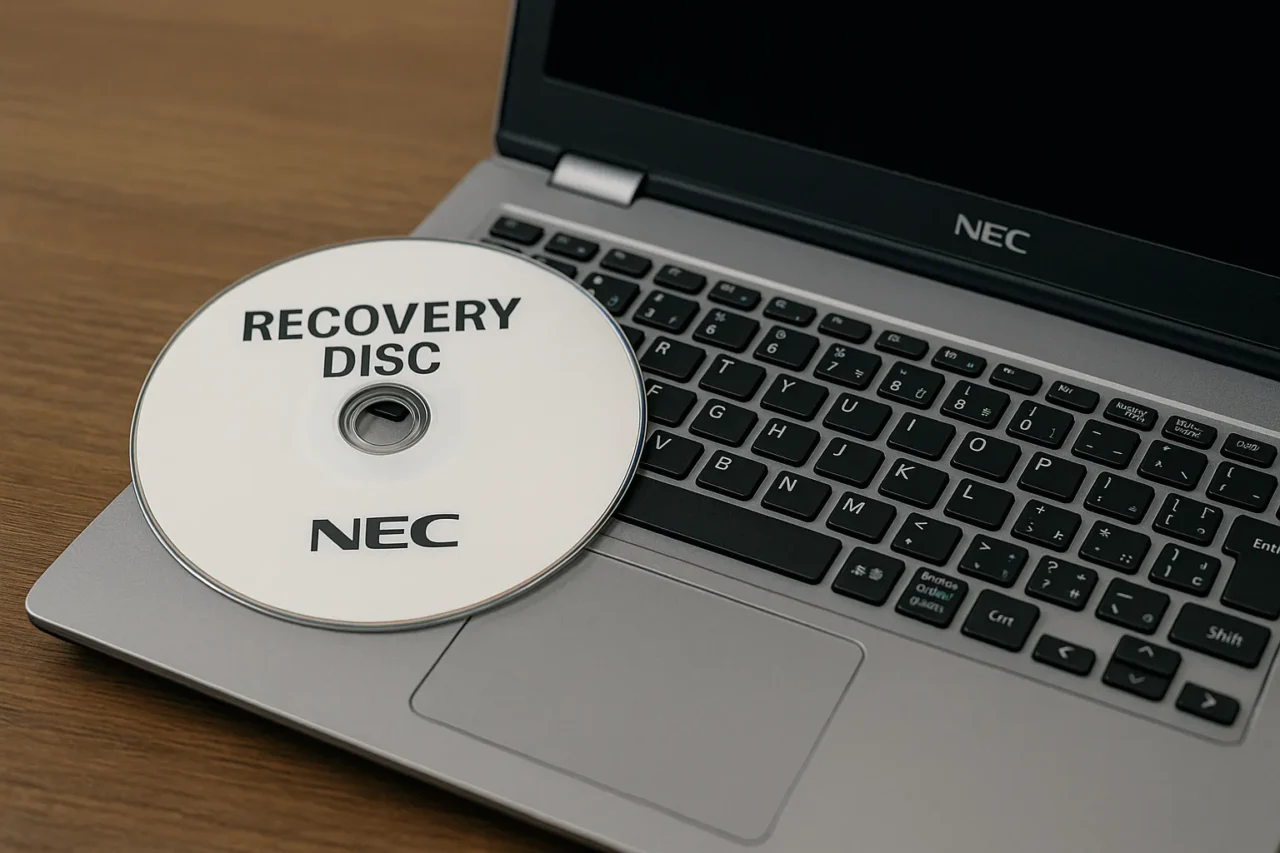 NECノートパソコンのリカバリーディスク作成と使い方｜データ復旧 国内