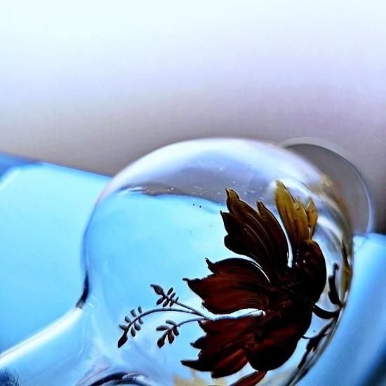 金彩オールドバカラ 花模様の豪華なリキュールセット【1936年以降