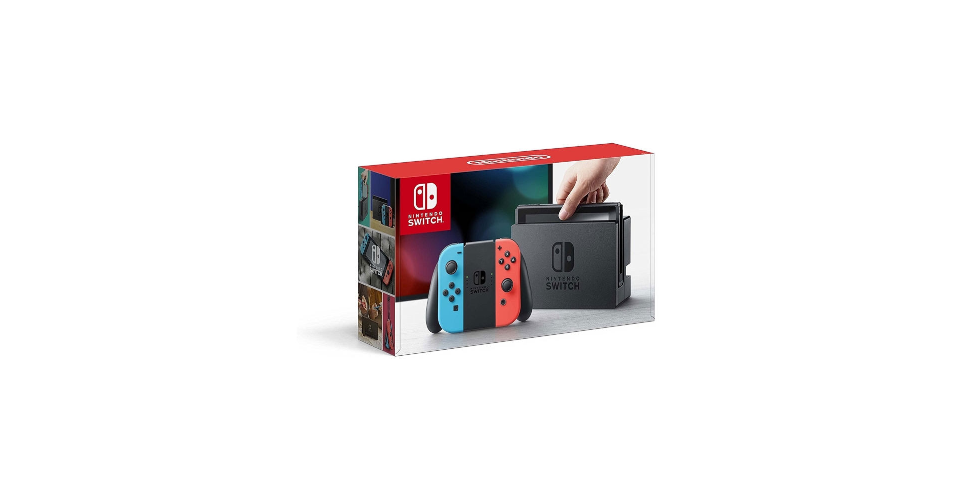 Amazon.com: Nintendo Switch – Neon Red and Neon Blue Joy-Con