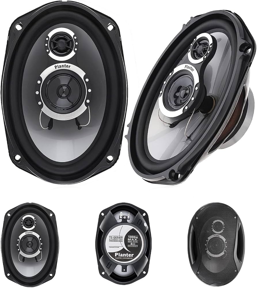 Amazon.co.jp: Tigwiss カースピーカー 6x9インチ 3WAY MAX 1000W