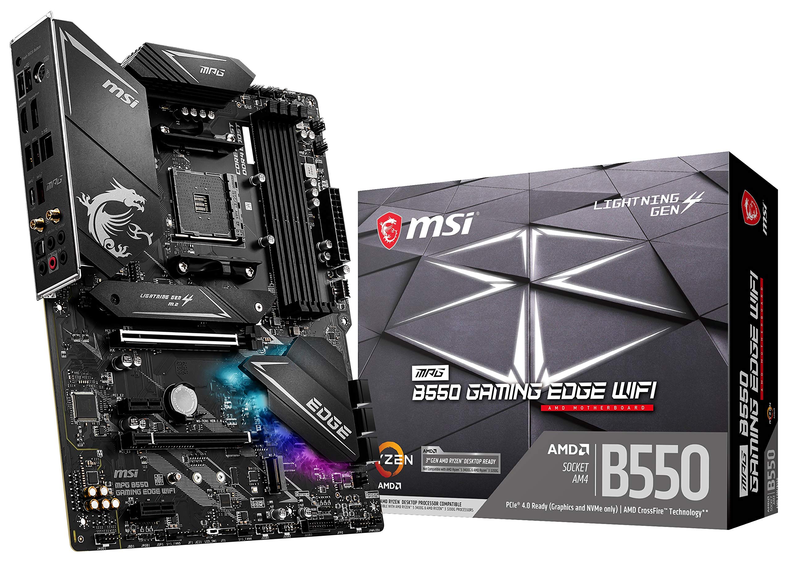 Amazon | MSI MPG B550 GAMING EDGE WIFI マザーボード ATX [AMD B550
