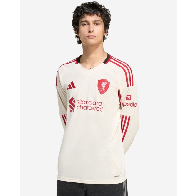 LFC Adidas メンズ 25/26 アウェイロングスリーブジャージ