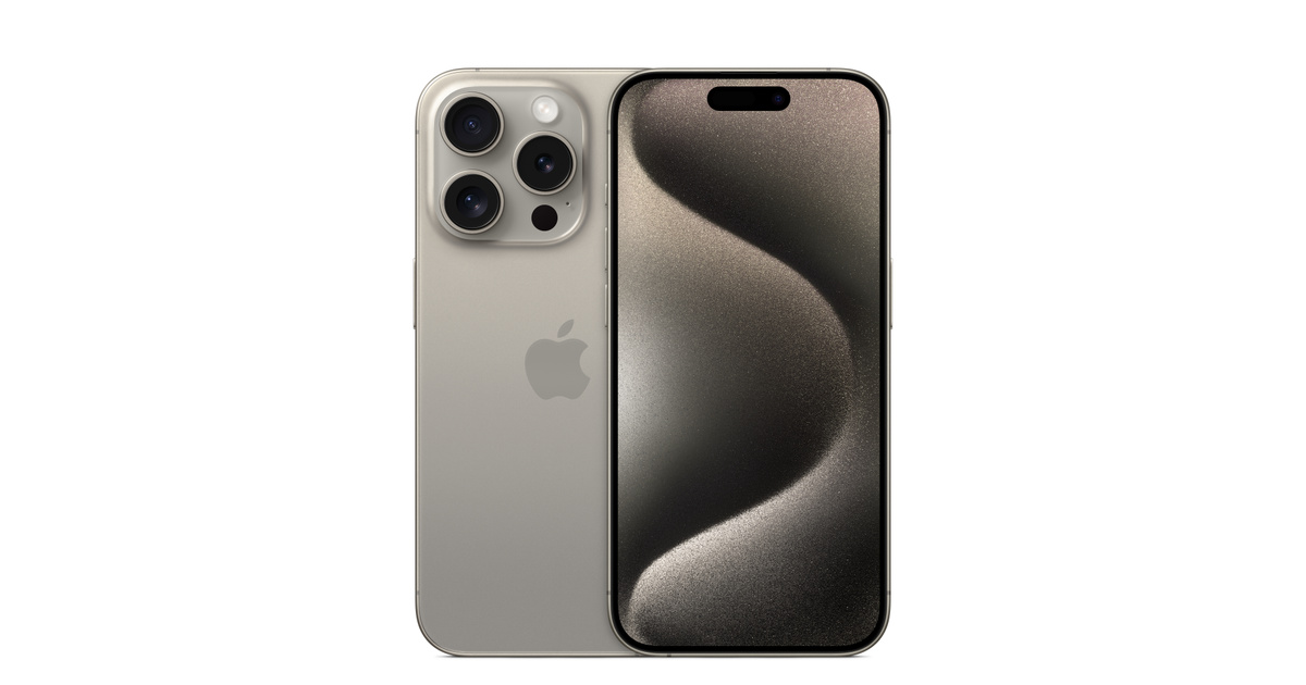iPhone 15 Pro 1TB - ナチュラルチタニウム（SIMフリー）[整備済製品